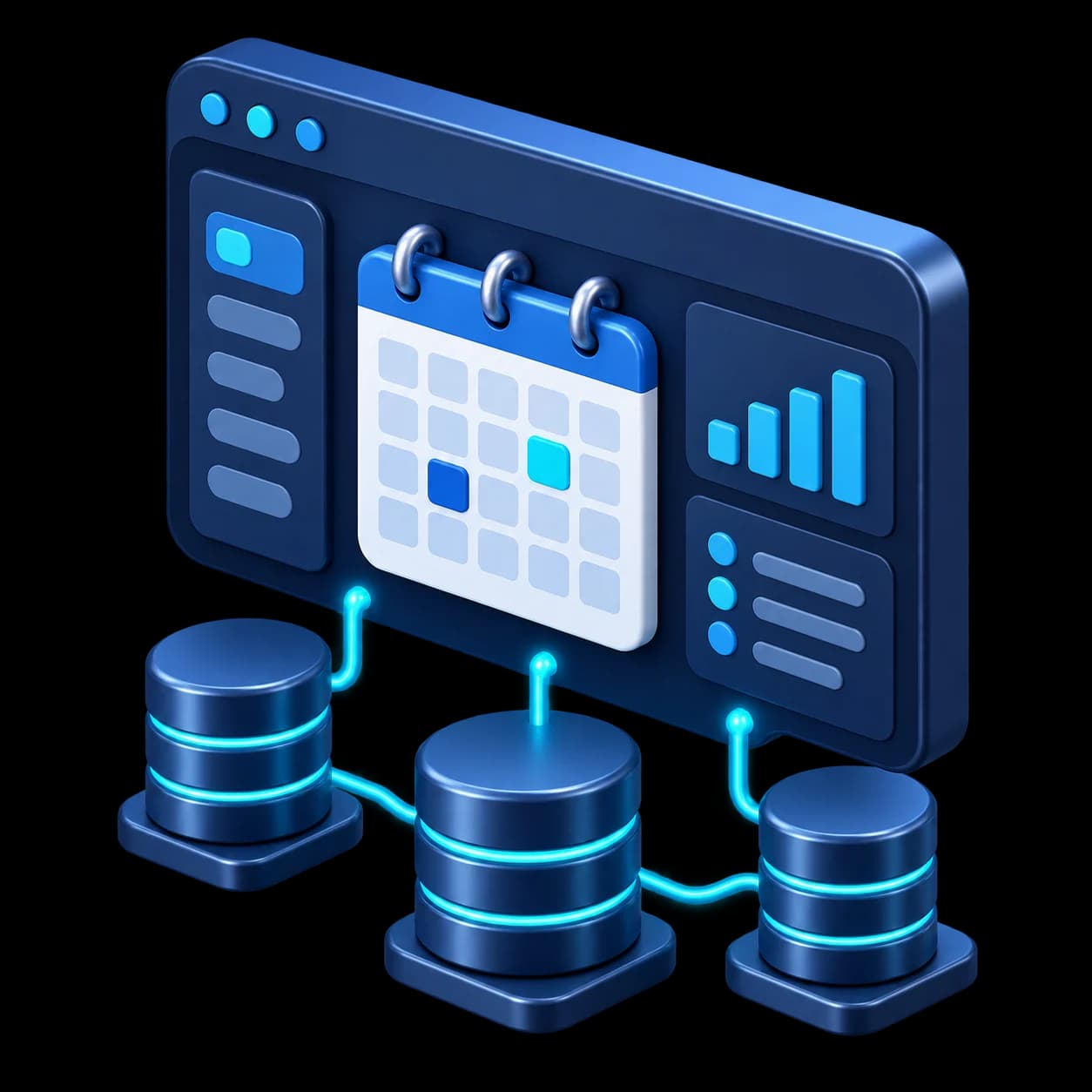 Illustration of custom web applications